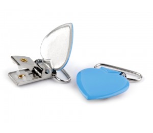 Hosenträgerclips Schnullerclips Herzen